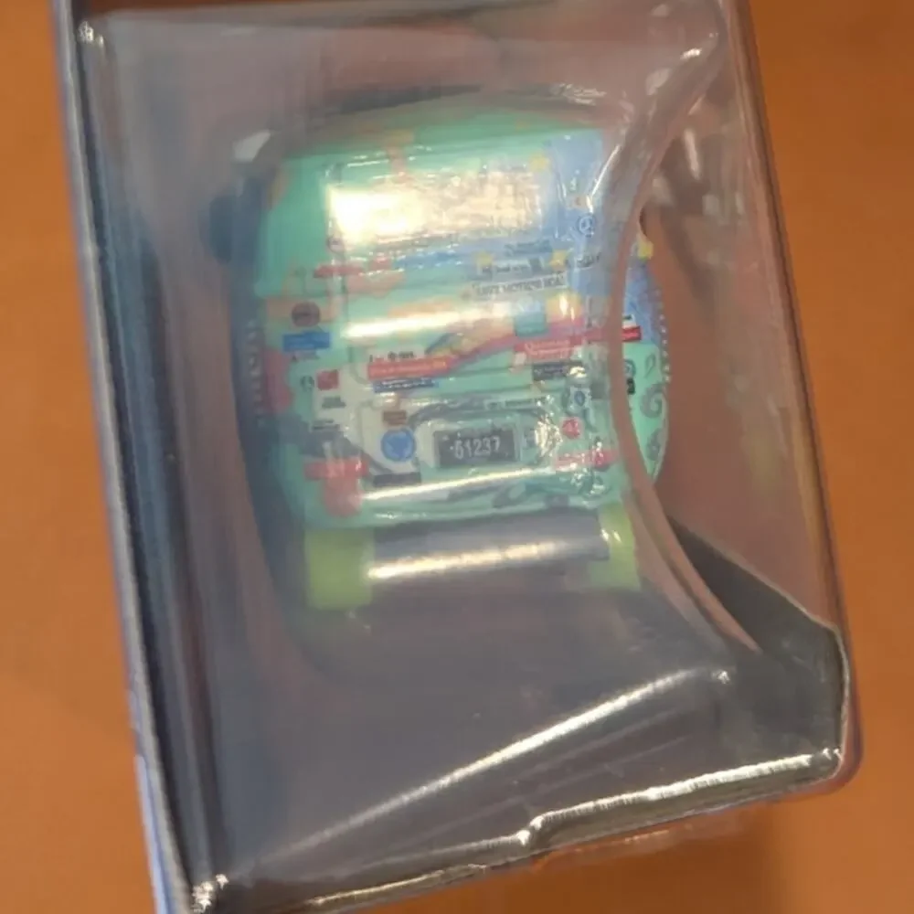 Mattel Pixar Cars Glow Racers Fillmore Van Metal Car Toy Headset
